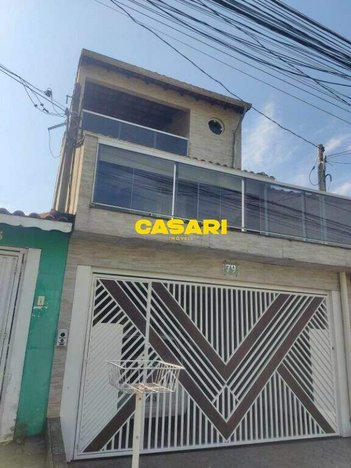 house em Rua Fortunata Bernardello Meneghetti, Montanhão - São Bernardo do Campo - SP