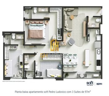 apartment em Rua 1034, Setor Pedro Ludovico - Goiânia - GO