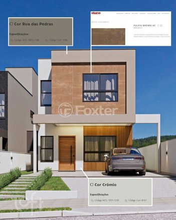 house em Rua da Quaresmeira Roxa, Cachoeira do Bom Jesus - Florianópolis - SC