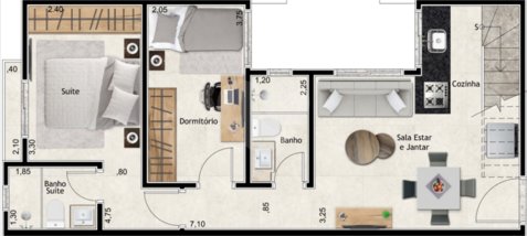 apartment em Rua Pedro Calmon, Centro - Santo André - SP