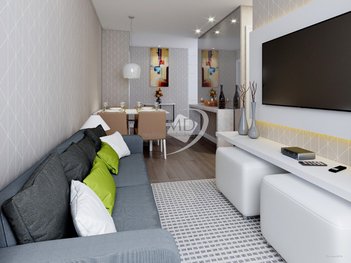 apartment em Rua dos Capuchinhos, Vila Alzira - Santo André - SP