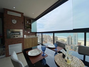 apartment em Rua Alameda das Américas, Guilhermina - Praia Grande - SP