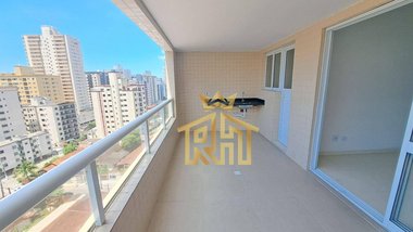 apartment em Rua Mem de Sá, Aviação - Praia Grande - SP