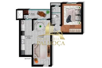 apartment em Rua Lisânto, Jardim Eldorado - Palhoça - SC