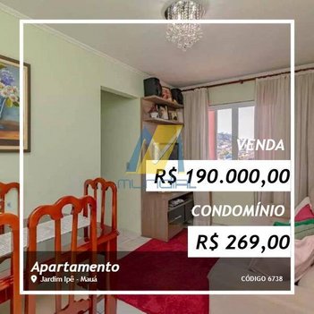 apartment em Rua Castanheira, Jardim Ipê - Mauá - SP