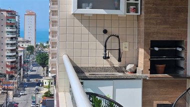 apartment em Rua Colômbia, Guilhermina - Praia Grande - SP