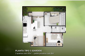 apartment em Avenida Nossa Senhora de Guadalupe, Santa Terezinha - Fazenda Rio Grande - PR