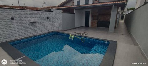house em Rua Venezuela, Cibratel II - Itanhaém - SP