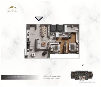 apartment em Rua Pedro Gregório, Barreiros - São José - SC