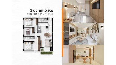 apartment em Rua Aldo Alves, Saco dos Limões - Florianópolis - SC