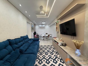 apartment em Rua Caribas, Aviação - Praia Grande - SP