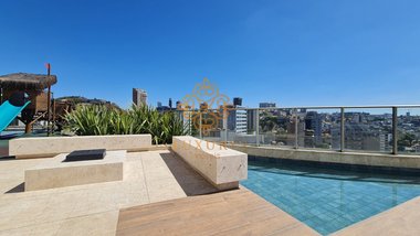 apartment em Rua Zodíaco, Santa Lúcia - Belo Horizonte - MG