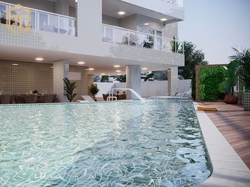 apartment em Rua Vinte e Três de Maio, Mirim - Praia Grande - SP