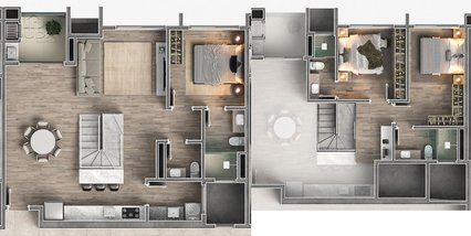 apartment em Servidão Caminho das Dunas, Ingleses do Rio Vermelho - Florianópolis - SC