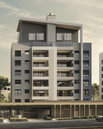 apartment em Rua Monsenhor Ivo Zanlorenzi, Mossunguê - Curitiba - PR