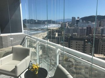 apartment em Avenida Presidente Wilson, Pompéia - Santos - SP