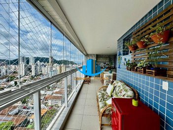 apartment em Avenida Coronel Joaquim Montenegro, Ponta da Praia - Santos - SP
