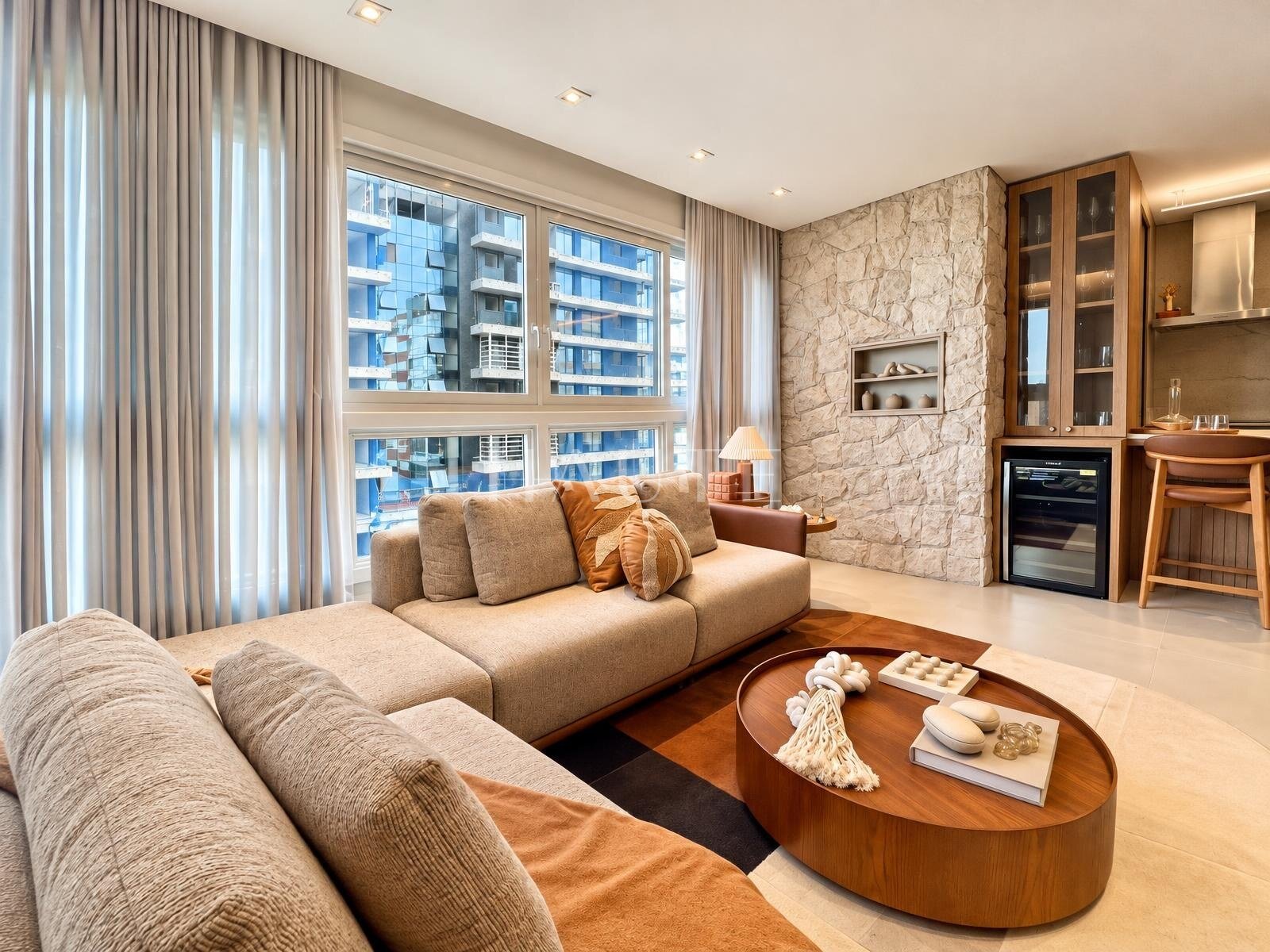 Apartamento Mobiliado no Giardino Residencial, Praia