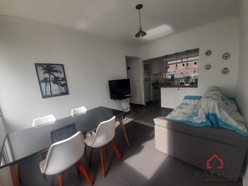 apartment em Rua Saldanha da Gama, Itararé - São Vicente - SP