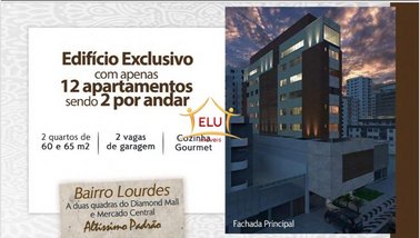 apartment em Rua dos Timbiras, Lourdes - Belo Horizonte - MG