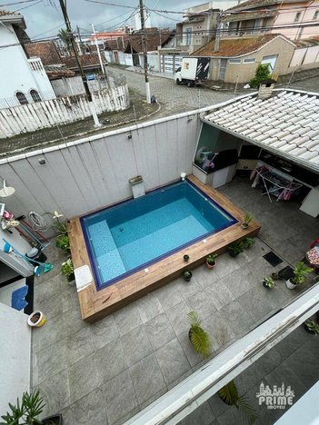 house em Rua Paula Ney, Ocian - Praia Grande - SP