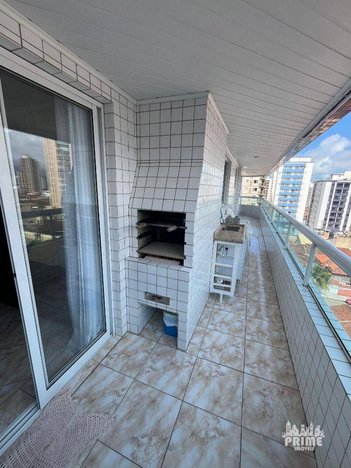 apartment em Rua Guimarães Rosa, Ocian - Praia Grande - SP