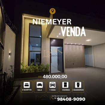 house em Rua Montreal, Loteamento Jardim Niemeyer - Montes Claros - MG