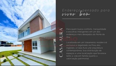 house em Rua Dário Manoel Cardoso, Ingleses do Rio Vermelho - Florianópolis - SC