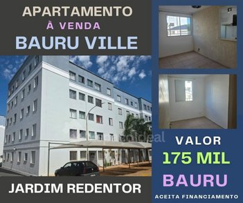 apartment em Rua Rafael Pereira Martini, Jardim Redentor - Bauru - SP