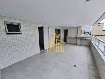 apartment em Rua Pero Vaz de Caminha, Aviação - Praia Grande - SP