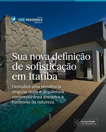 house em Rua Benedicta da Rocha Bueno, Loteamento Residencial Rio das Flores - Itatiba - SP