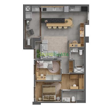 apartment em Rua Barroso, Zona 07 - Maringá - PR