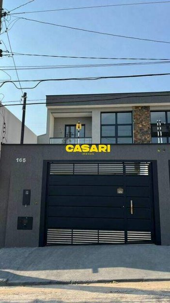 house em Rua Custódia, Jardim Santo Antônio - Santo André - SP