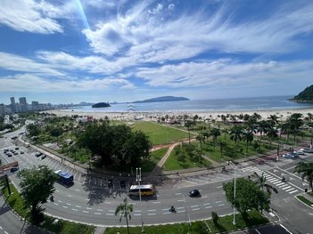 apartment em Avenida Manoel da Nóbrega, Itararé - São Vicente - SP