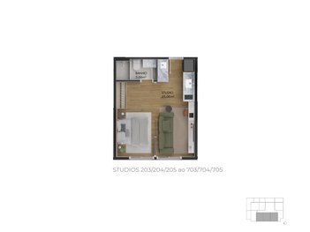 apartment em Rua José Boiteux, Centro - Florianópolis - SC