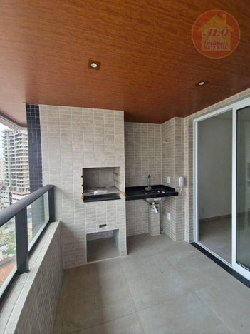 apartment em Rua Fumio Miyazi, Guilhermina - Praia Grande - SP