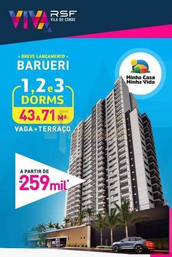 apartment em Avenida José Dias da Silva, Votupoca - Barueri - SP