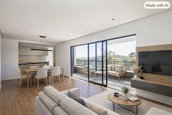 apartment em Rua Doutor Leão Mocellin, Santa Felicidade - Curitiba - PR