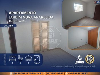 apartment em Rua Tereza Cristina de Jesus Julião, Jardim Nova Aparecida - Jaboticabal - SP