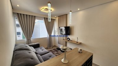 apartment em Rua Cândido Rodrigues, Centro - São Vicente - SP