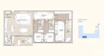 apartment em Avenida Tom Traugott Wildi, Praia Brava - Florianópolis - SC