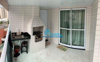 apartment em Rua São Benedito, Caiçara - Praia Grande - SP