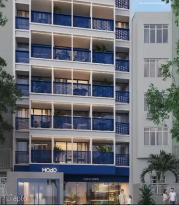 apartment em Rua Barão de Ipanema, Copacabana - Rio de Janeiro - RJ