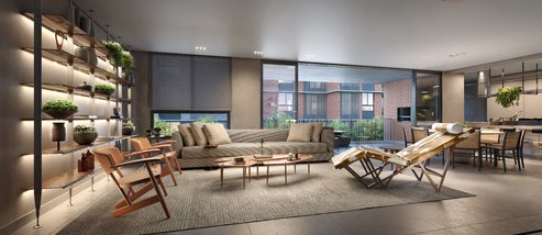 apartment em Rua João Américo de Oliveira, Cabral - Curitiba - PR