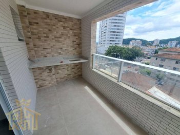 apartment em Rua Oswaldo de Oliveira, Boqueirão - Praia Grande - SP