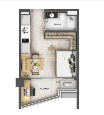 apartment em Rua das Margaridas, Jardim das Acácias - São Paulo - SP