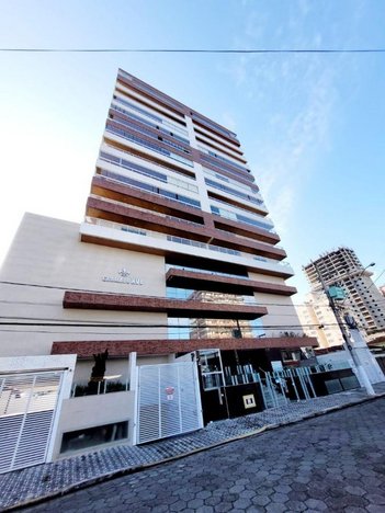 apartment em Rua Doutor João Sampaio, Guilhermina - Praia Grande - SP