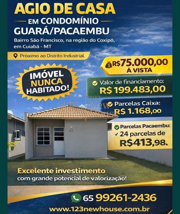 house em Avenida Fernando Correa da Costa, São Francisco - Cuiabá - MT