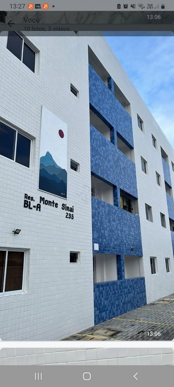 apartment em Rua Santa Sofia, Muçumagro - João Pessoa - PB