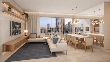 apartment em Rua Otto Boehm, América - Joinville - SC